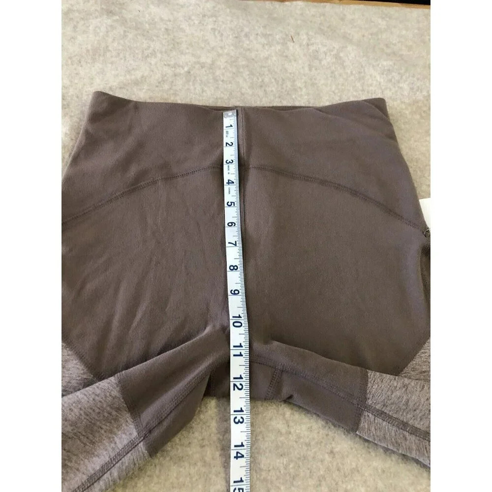 Tahari Sport NWT Women Brown Activewear Yoga Pant Legging Side Mesh Breathable M - Picture 8 of 10